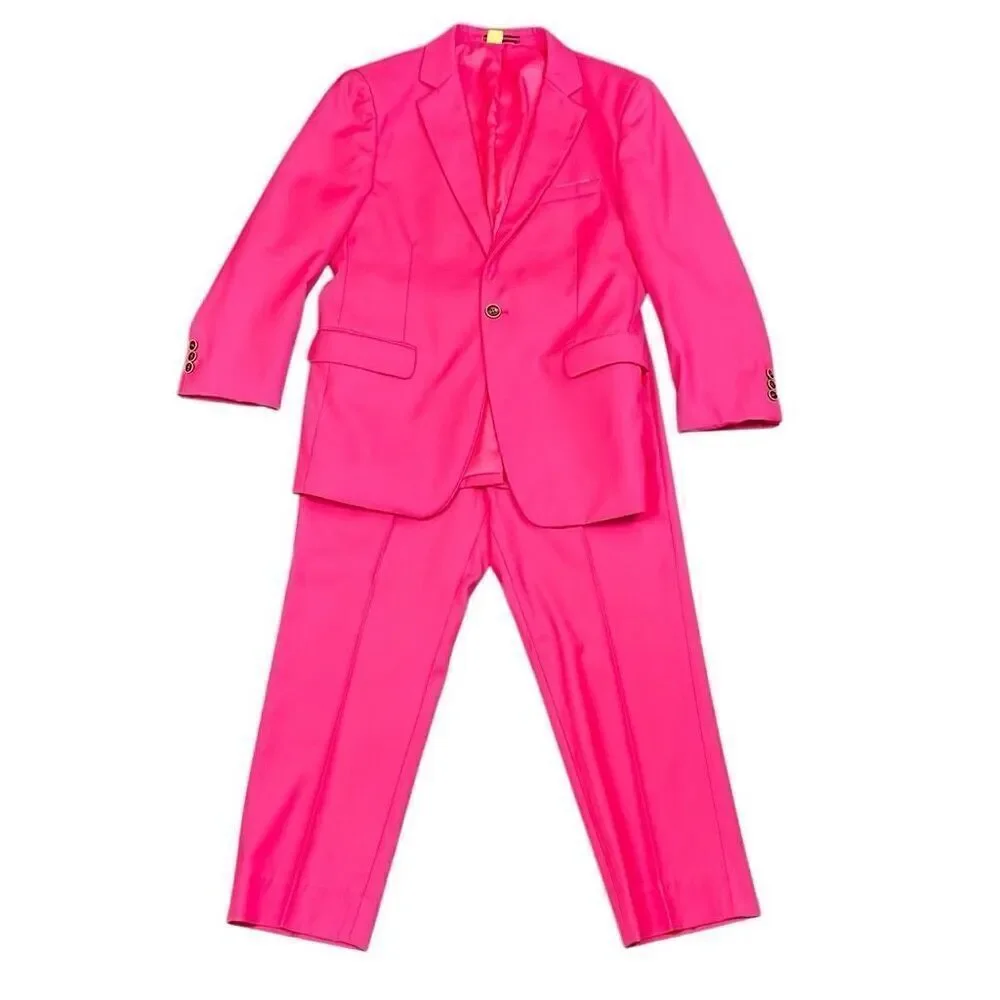 Men’s Formal Pink Suit Size XXS 32